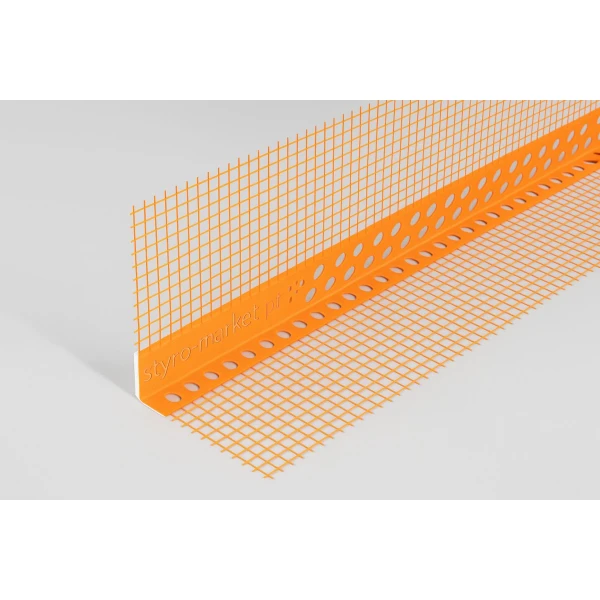 Narożnik PVC z pomarańczowa siatką 12x8